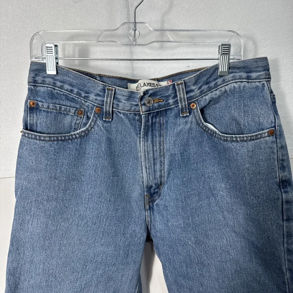 Levi's‎ 550 Jeans Mens 34x34 Blue Relaxed Fit Straight Leg Light Wash Vintage